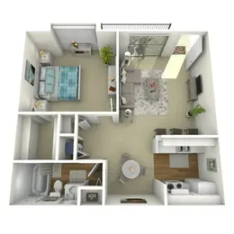 1 Bedroom 1 Bedroom