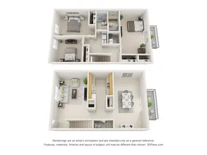 3bedroom 2.5 bath Renovated with 1700 Square Feet of Living Space