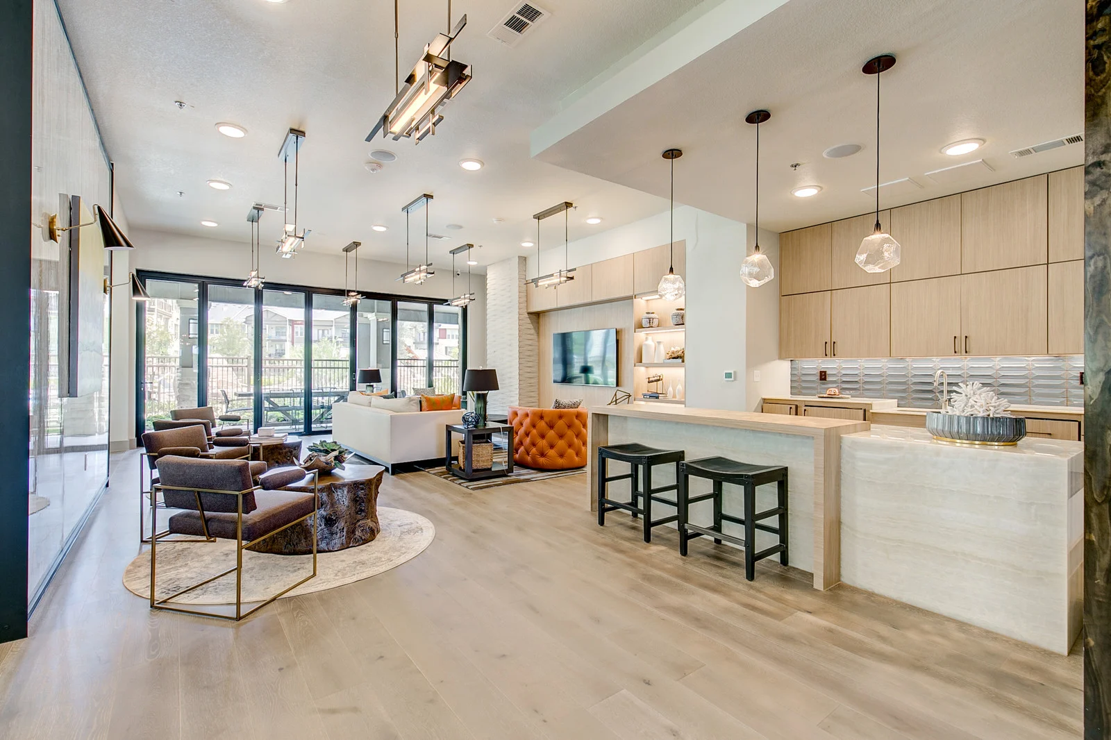 Park at Crystal Falls - Living Room, Room, Flooring