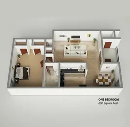 1Bedroom/1Bath