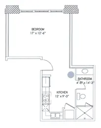 1 Bedroom, 1 Bathroom