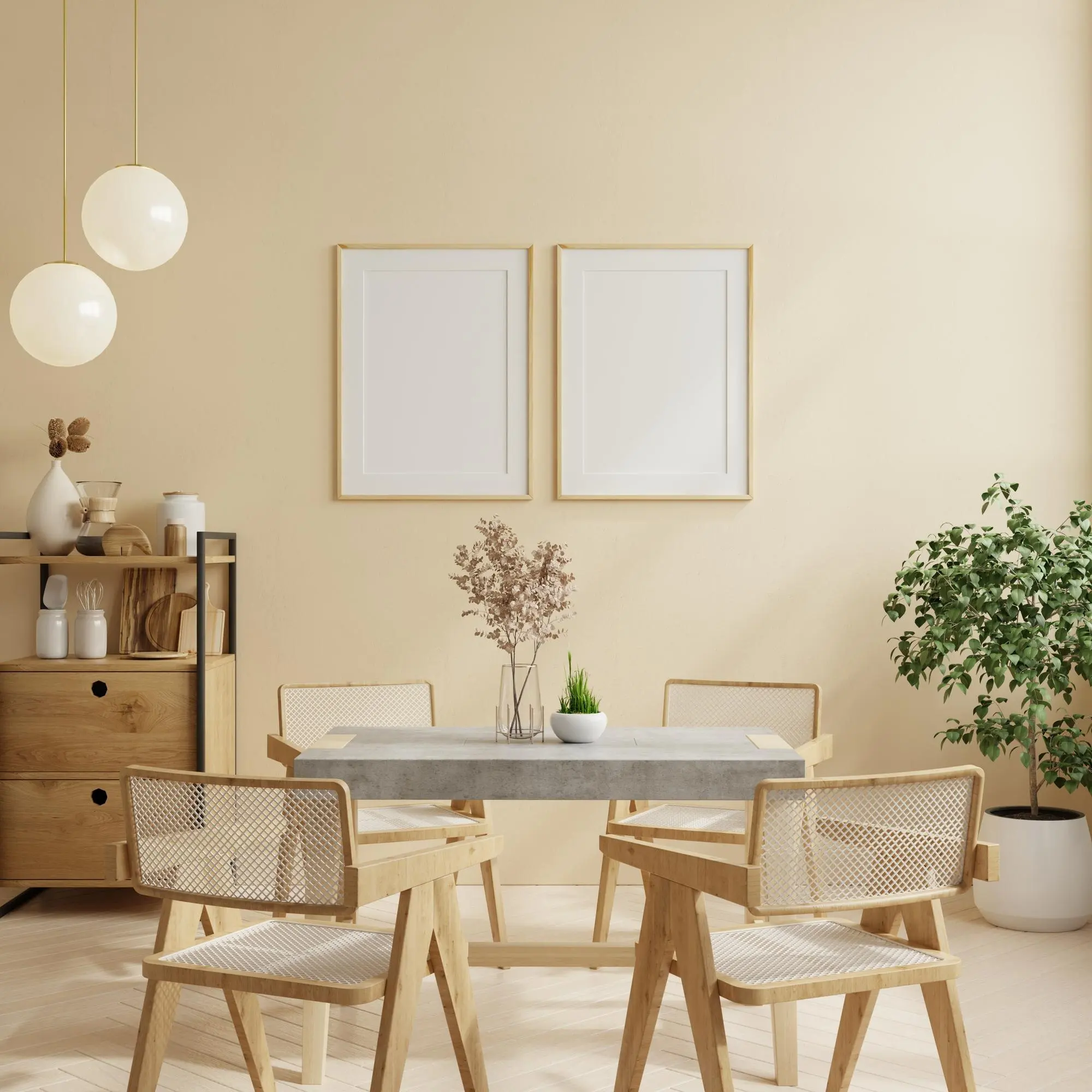 Living Apple - Dining Room, Dining Table, Furniture