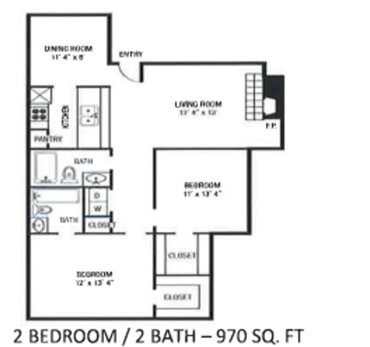 St Croix Apartments - Diagram, Floor Plan, Chart