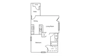 1 Bedroom / 1 Bath