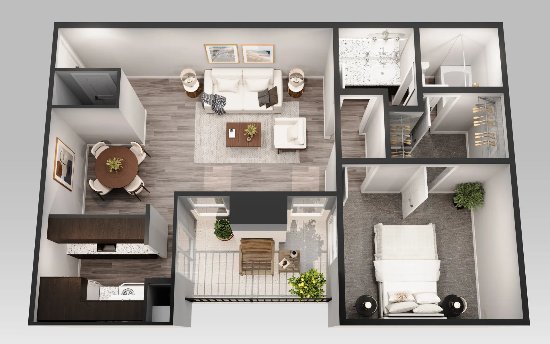 Woodlands of Arlington Apartments - Furniture, Indoors, Living Room