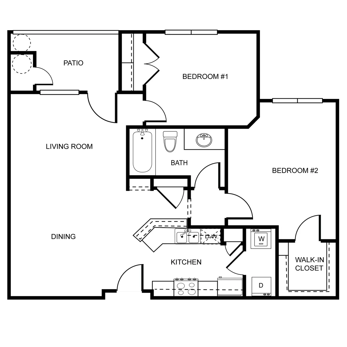 Waterford at Goldmark Diagram, Floor Plan