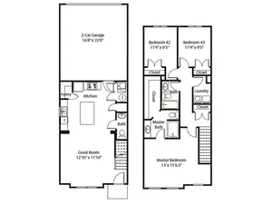 3 Bedroom 2.5 Bathroom