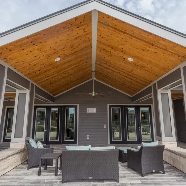 Belforest Apartments - Building, Pergola