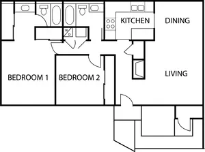 Two Bedroom Two Bath
