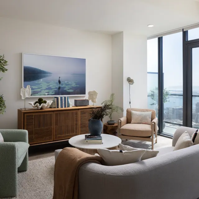 West SD Penthouse - Living Room