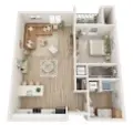 1 Bed, 1 Bath
