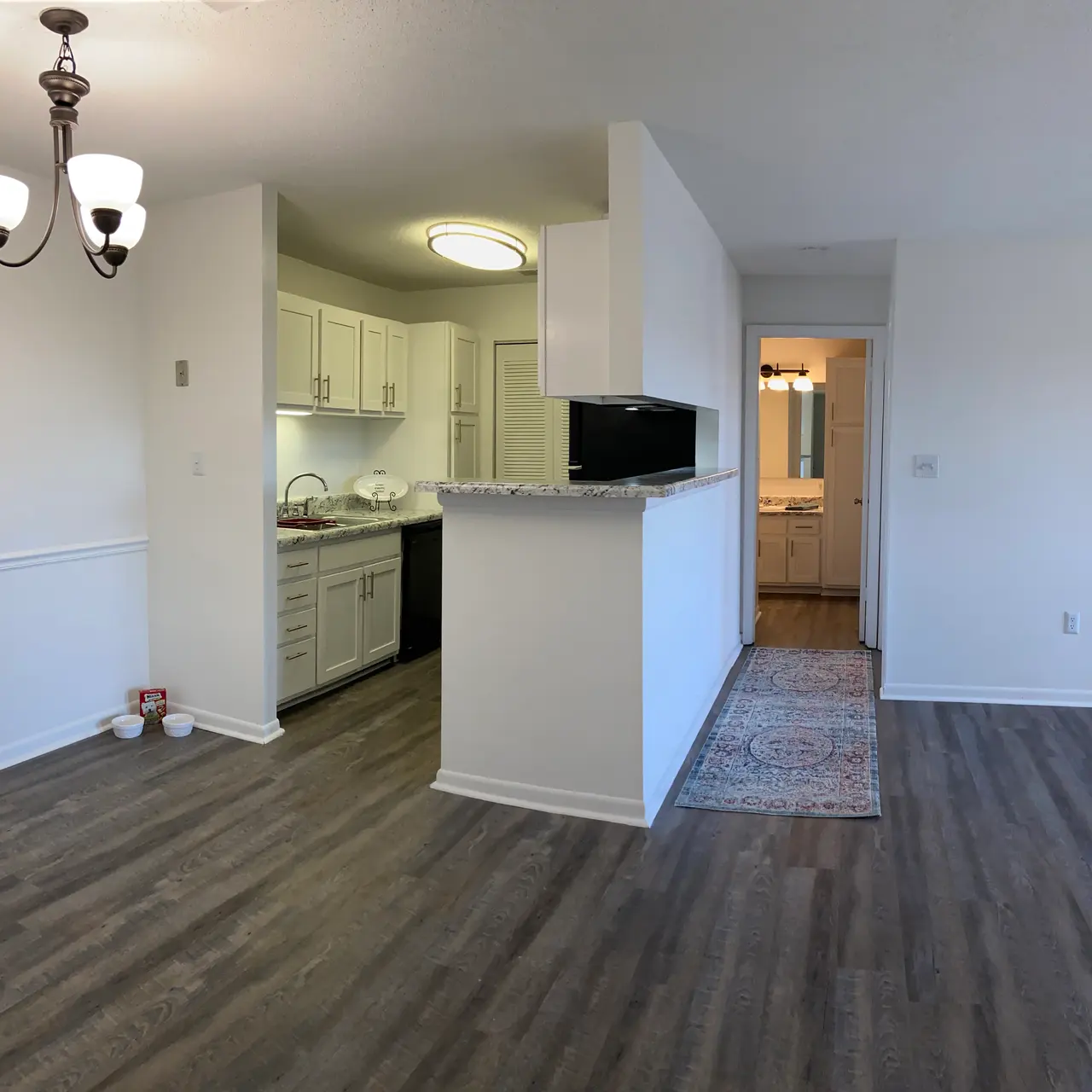 open floor planned living space