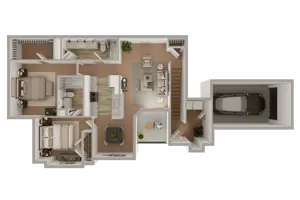 2 Bedroom 2 Bath REEP Reno