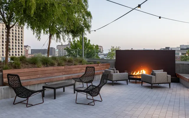 1717 Webster - Outdoor Fireplace