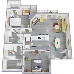 B2 | 2 Bed | 2 Bath | Upgraded