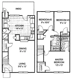 CT60 3 Bedroom Townhome