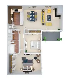 2 BED, 1 BATH (rbb1)