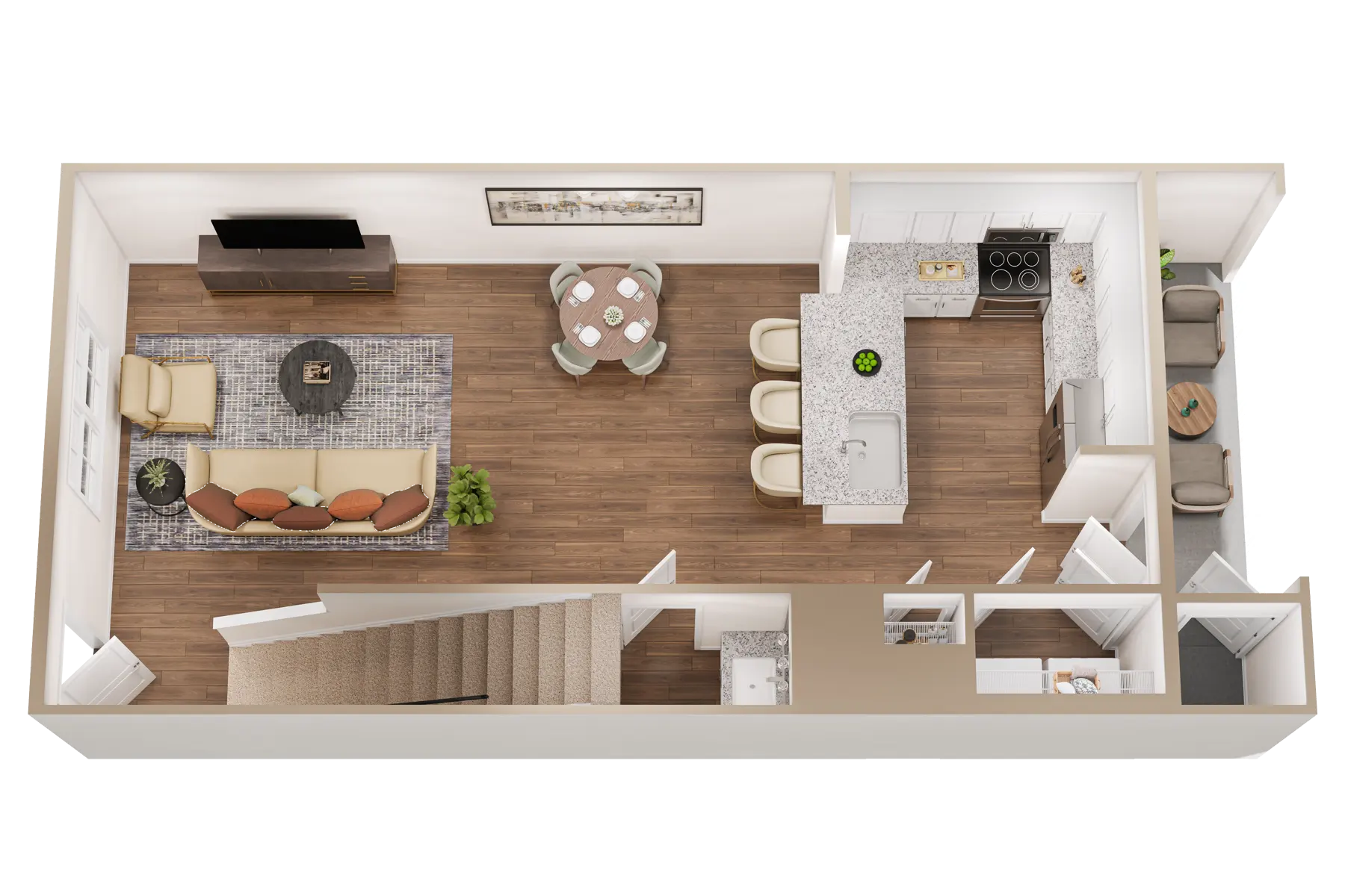 Lakewood Station - Furniture, Table, Diagram