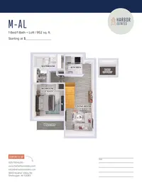 1 Bedroom 1 Bathroom