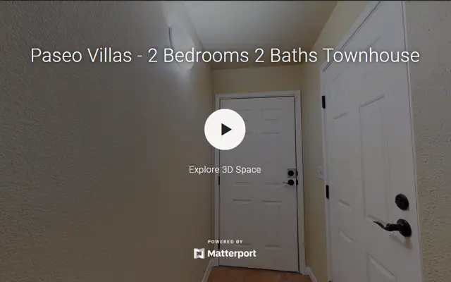 Paseo Villas - 2 Bedrooms 2 Baths Townhouse