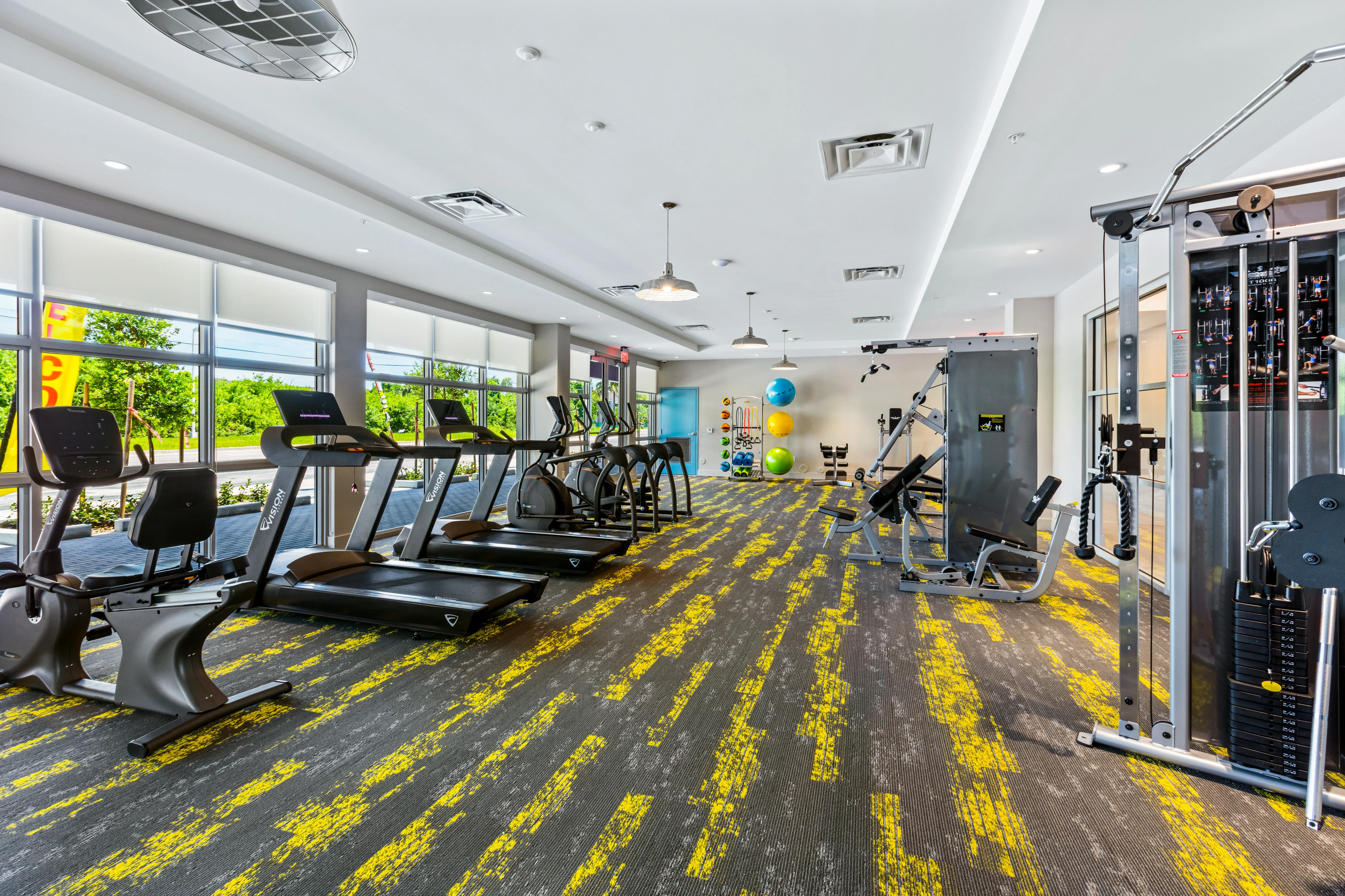 Verbena Apartments - Working Out, Gym