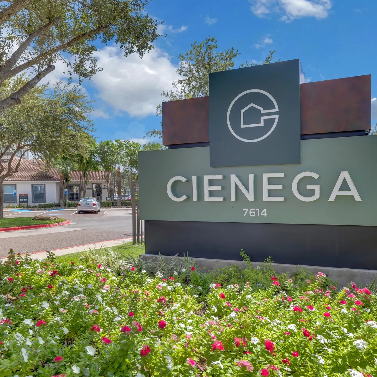 Cienega Apartments Front Entrance