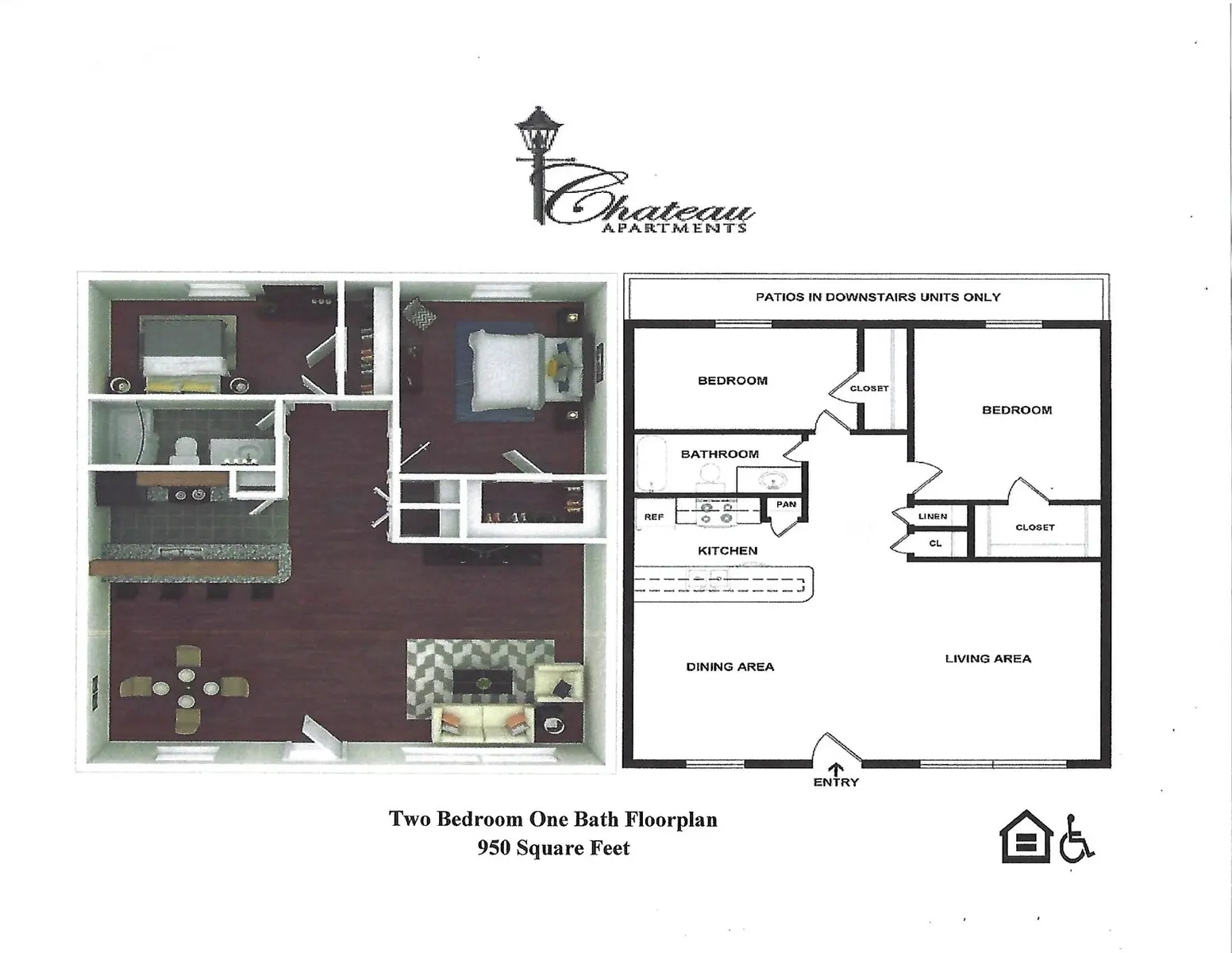 Chateau Apartments - Diagram