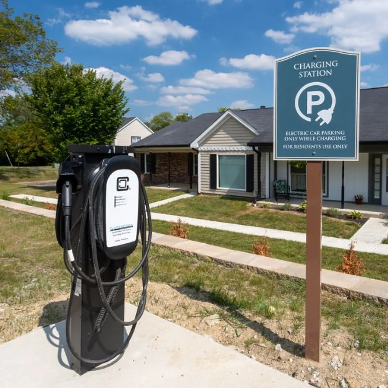 Slate Run Lofts - Electric Vehicle Charging Station