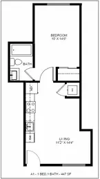 1 Bedroom 1 Bathroom