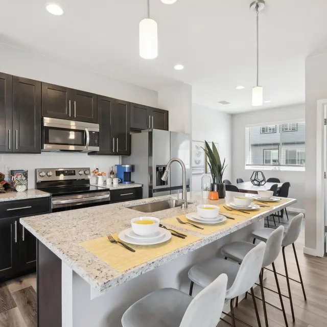 The Rowhomes - Indoors, Interior Design, Kitchen