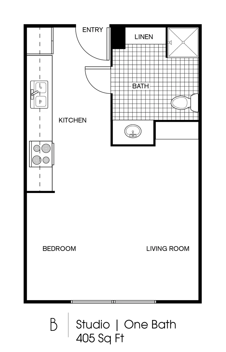 Rosemary's Place - Diagram, Floor Plan, Gas Pump