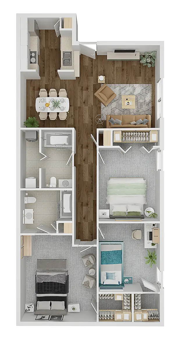 Meriwether Place - Floor Plan, Diagram, Interior Design