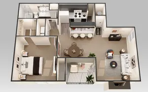1 Bedroom 1 Bath