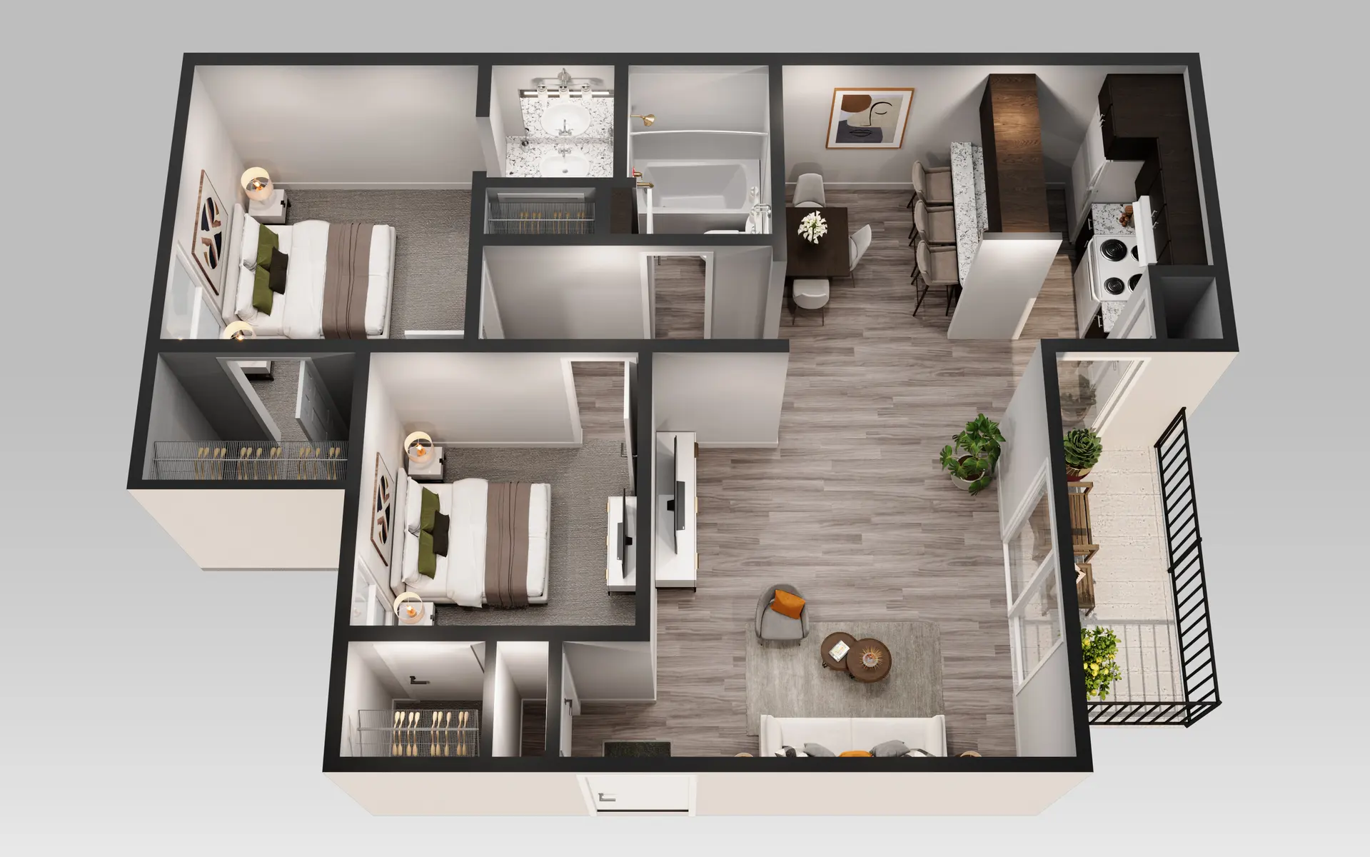 Woodlands of Arlington Apartments - Indoors, Interior Design, Furniture