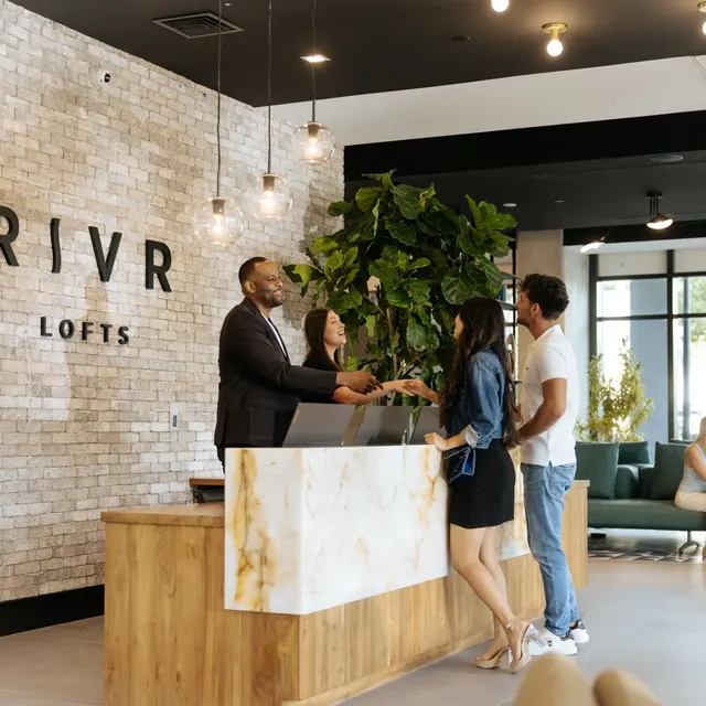 Rivr Lofts - Table, Indoors, Foyer