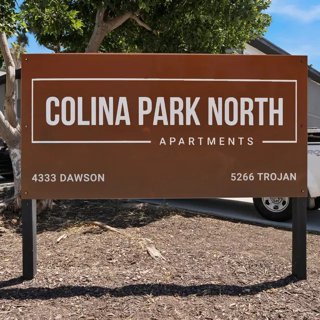 Colina Park North - Advertisement, Sign, Symbol