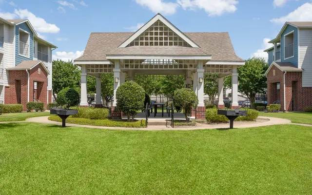 outdoor picnic gazebo - Grass, Plant, Bench