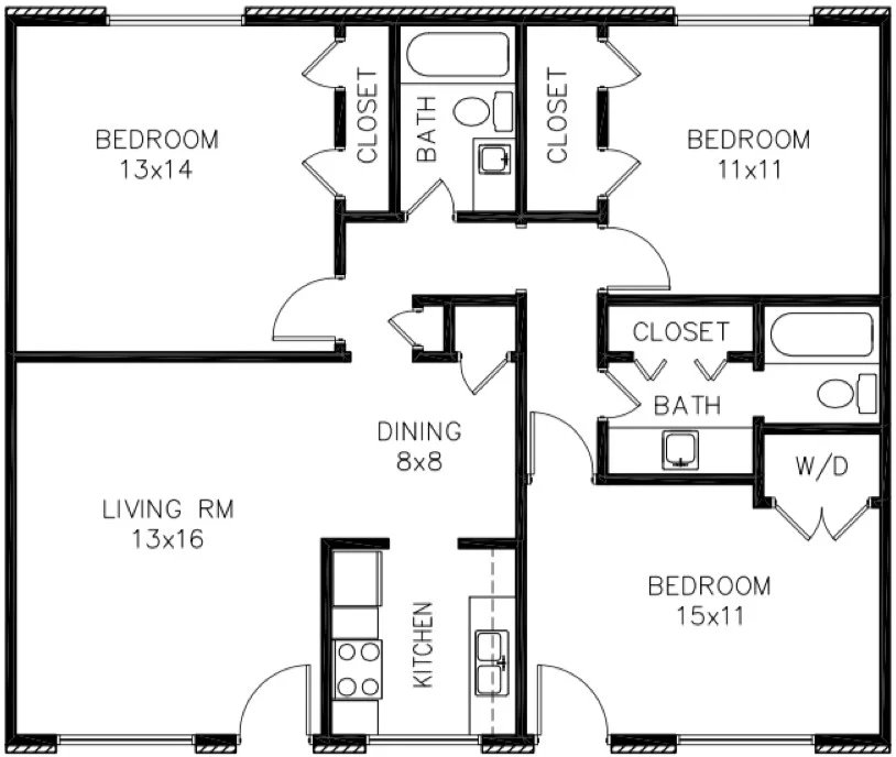 Austin's Place Apartments - Diagram