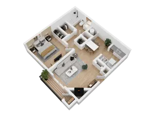 Summer Chase I - 1 Bedroom 1 Bathroom - 1A1