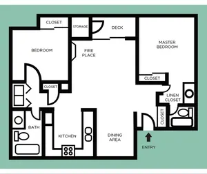 2 Bedroom- 2 Bathroom-Cottage-RenoGranite