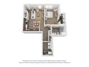 1 Bed 1 Bath