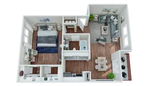 Vertex - 1x1 - 710 sqft Premium