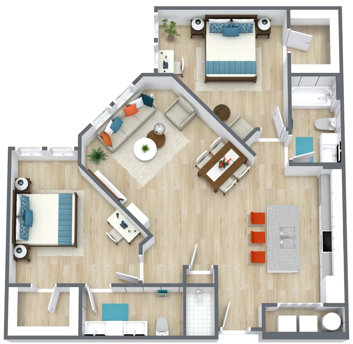 Granite Crossing - Diagram, Floor Plan, Chair