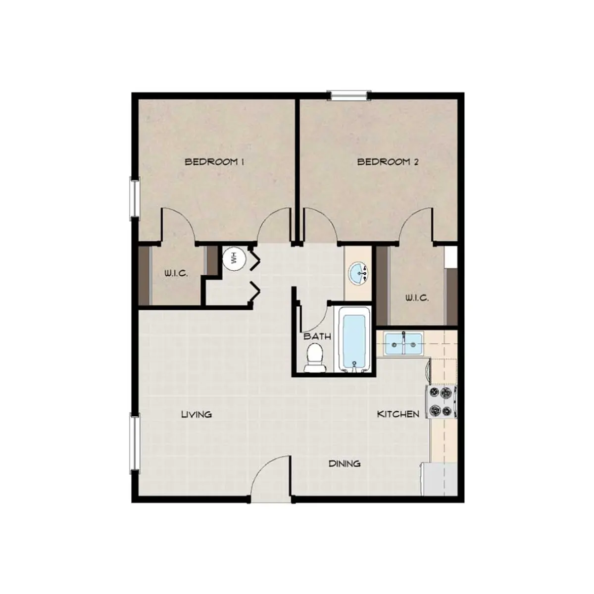 Brisa Apartments - Diagram
