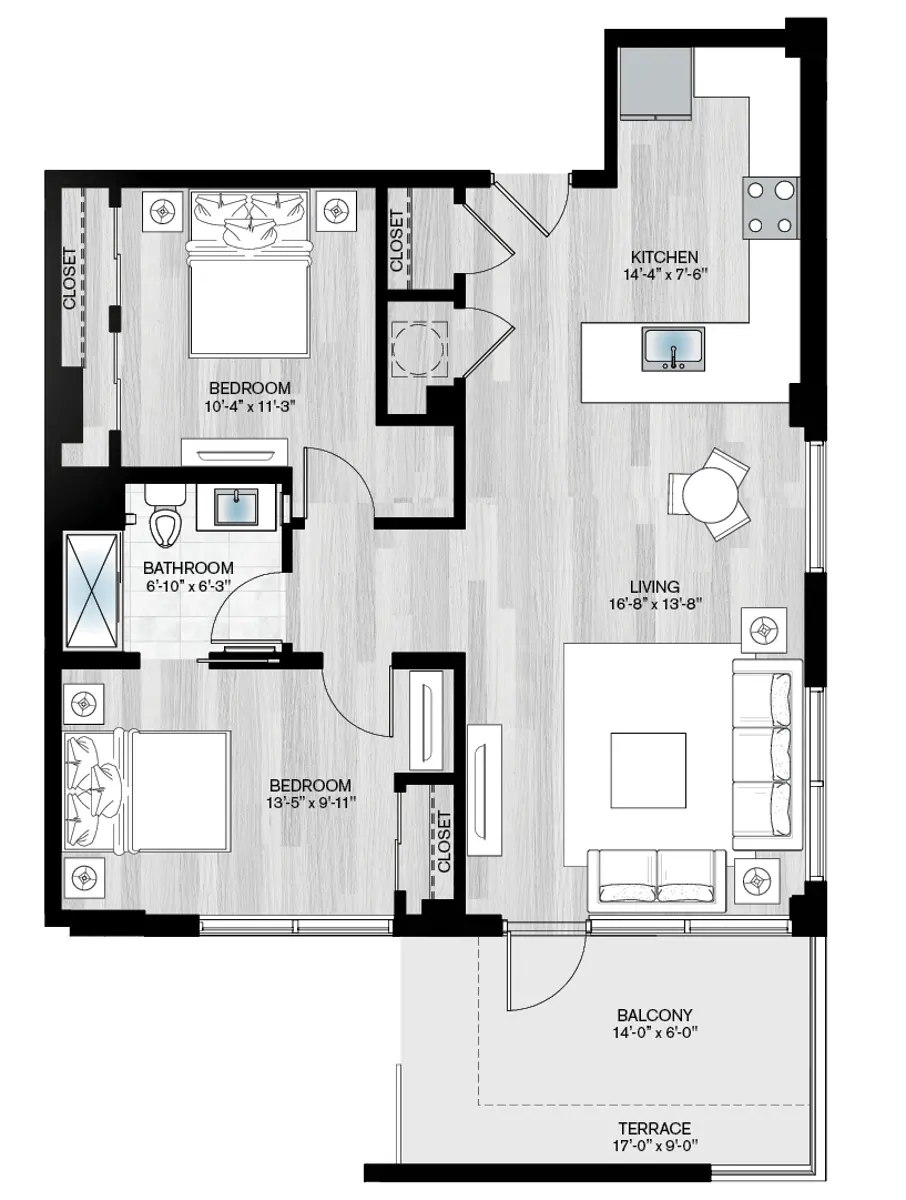 Vantage St Pete - Diagram, Floor Plan, Chart