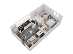 1 Bedroom 1 Bathroom - A1