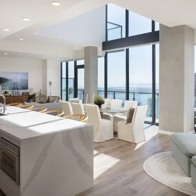 West SD Penthouse - Living Area