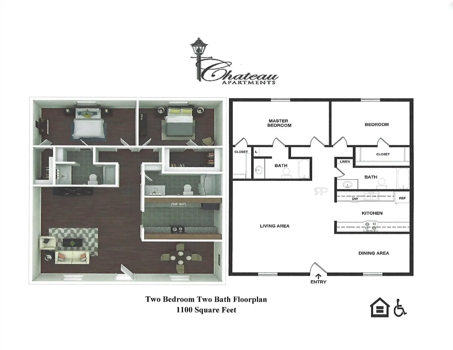 Chateau Apartments - Diagram