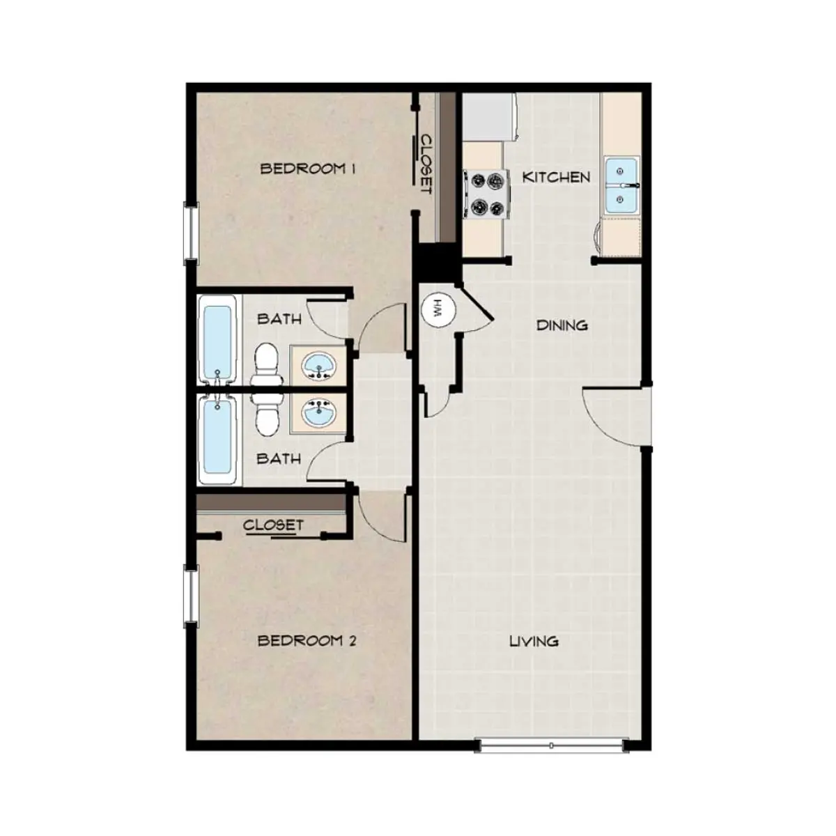 Brisa Apartments - Diagram