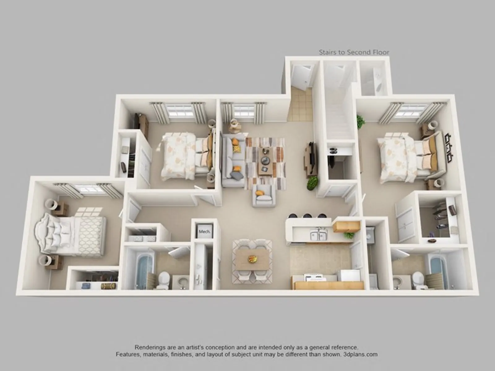 Brittany Bay I & II - Diagram, Floor Plan